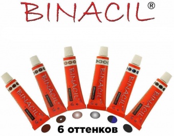 Краска для бровей и ресниц BINACIL (цвет Чёрный)